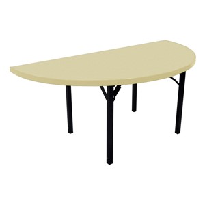 Alulite Half-Round Aluminum Folding Table
